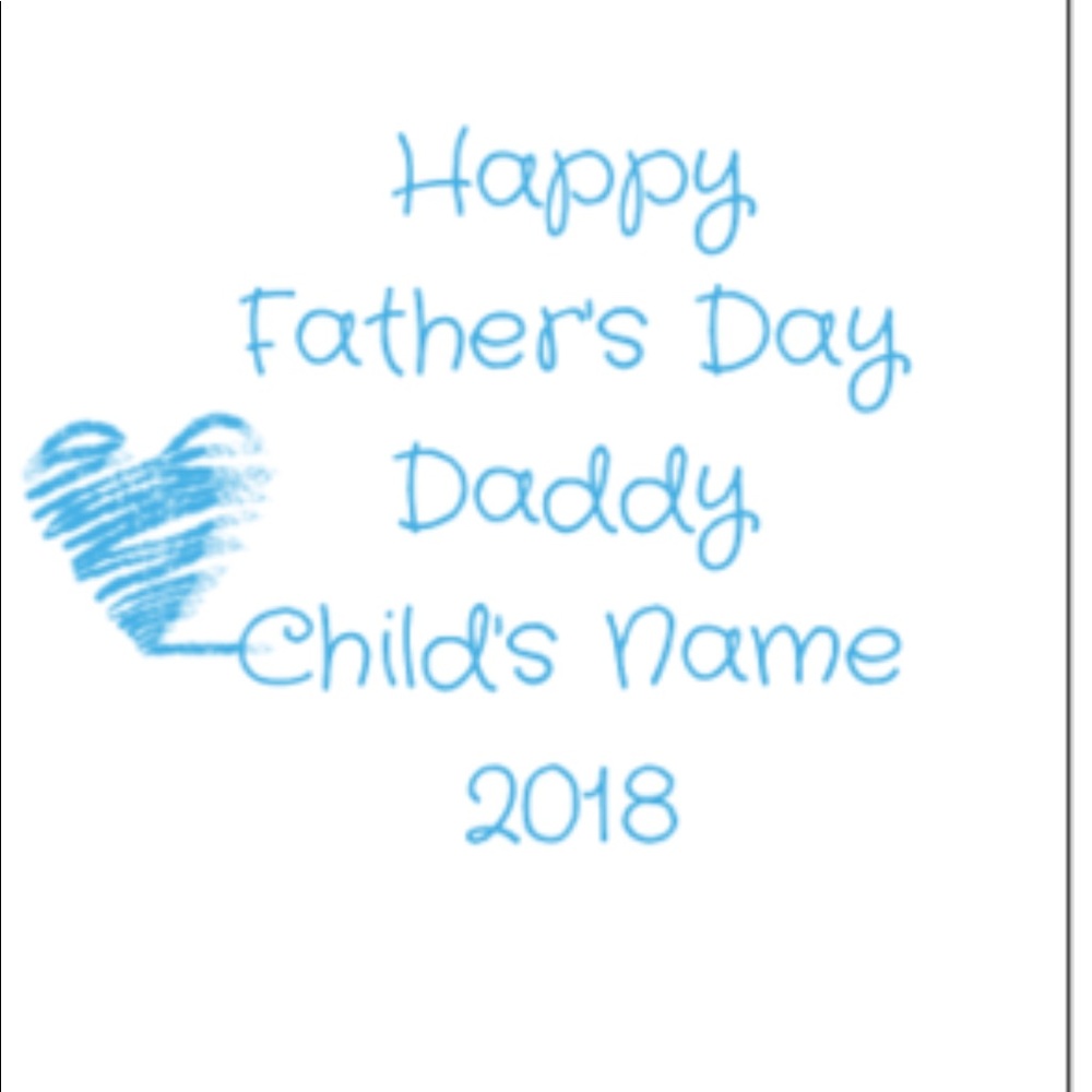 Made 2 Order Father’s Day child shirt or onesies